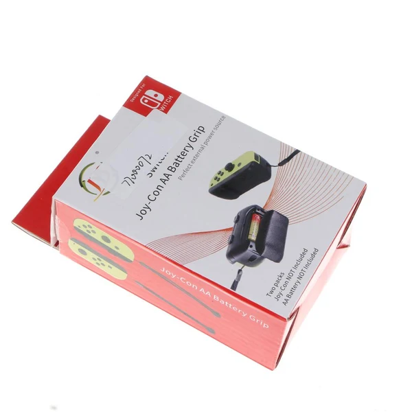 Effective Maxbell AA Battery Charging Grip for Nintendo Switch Controller Handle Pair Certified