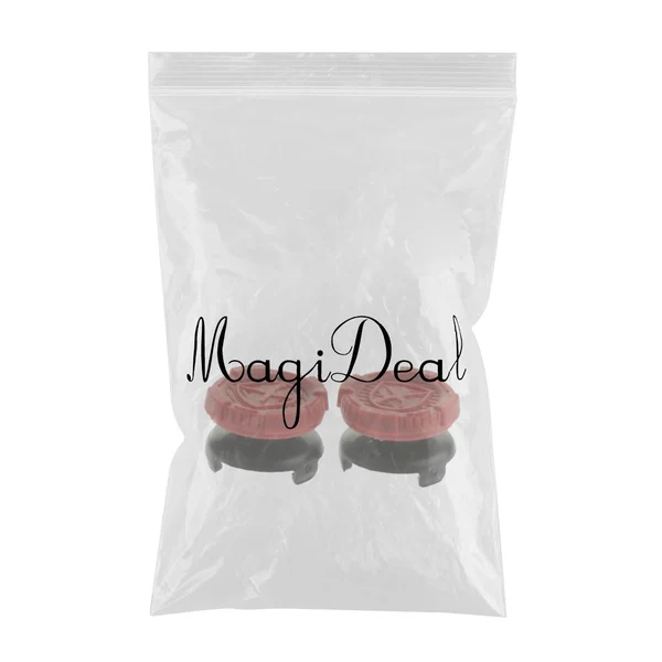 Elegant Maxbell 2pcs Thumb Stick Grip Caps Extender for Sony PS4 PS4 slim PS4 Pro Controller Wine Red Versatile