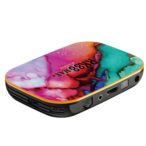 Authentic Maxbell TV set-top box 3D 4K Video Ethernet LAN For Android11 UK plug 4 32g UK plug Crafted