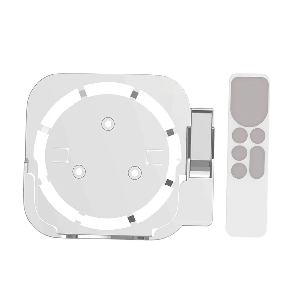Genuine Maxbell Plastic Remote Control Cover Mount Holder for Apple TV6 White White Responsible