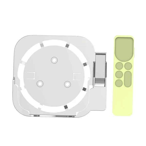 Healthy Maxbell Plastic Remote Control Cover Mount Holder for Apple TV6 White Green Outstanding