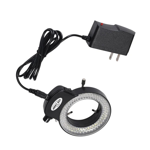 Authentic Maxbell Microscope Adjustable 144 LED Ring Light Illuminator Plug-Us High Brightness Clean