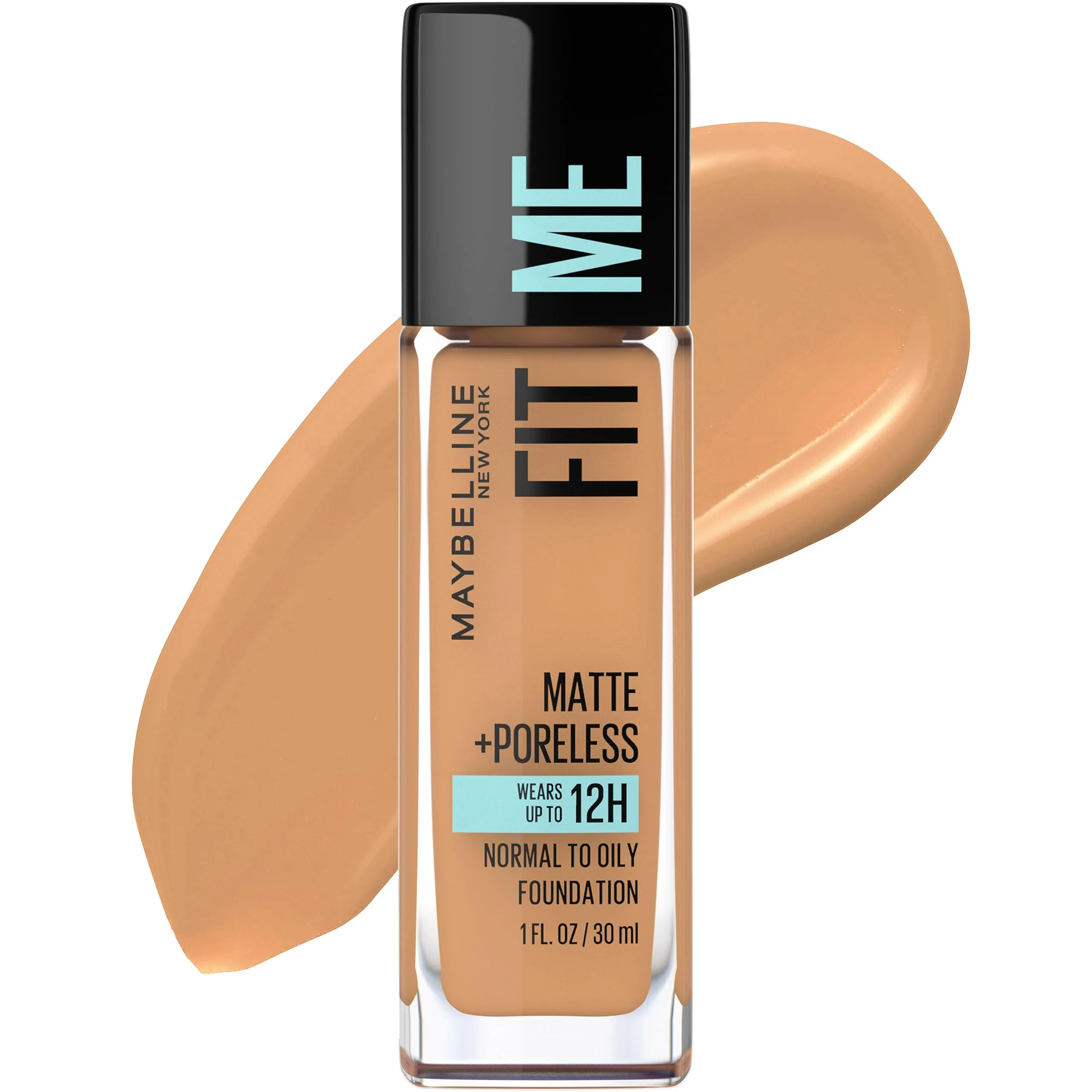Authentic Maybelline Fit Me Matte Poreless Liquid Oil- Foundation Makeup Toffee 1 Count Packaging May Vary Fast