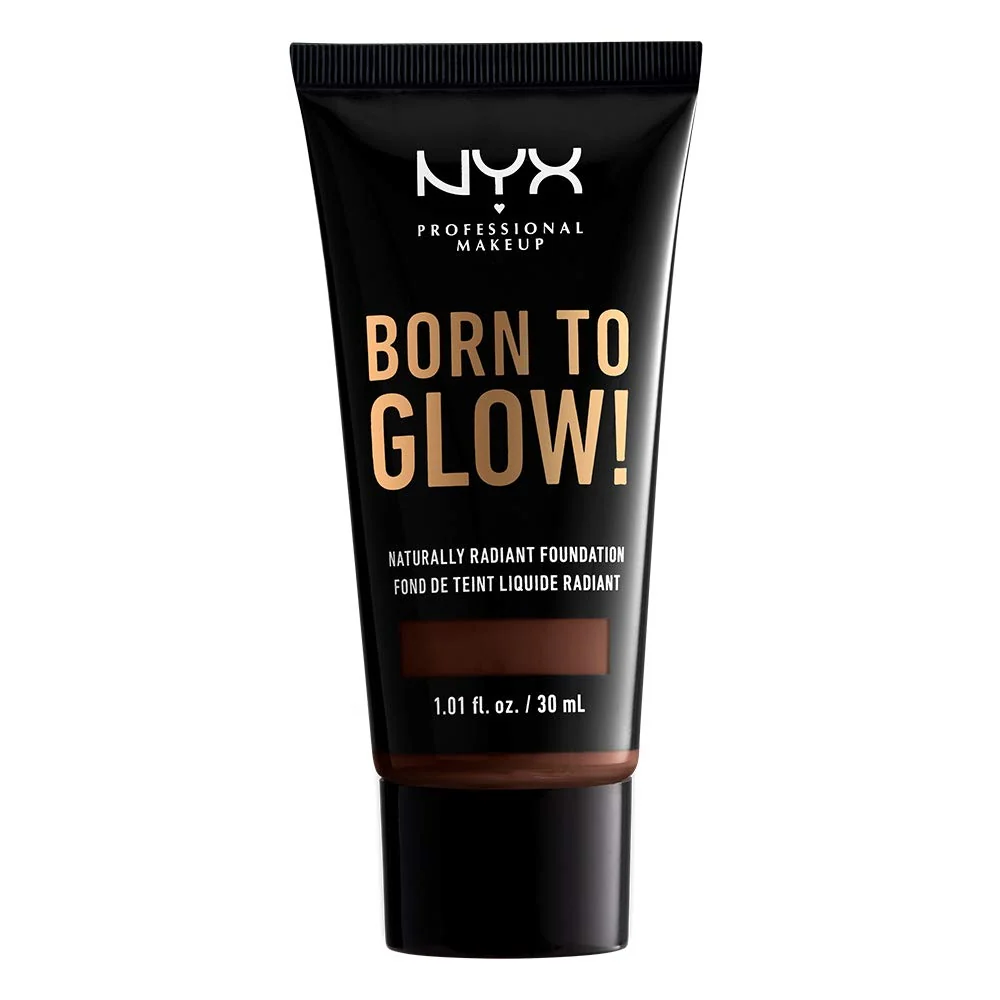 Smart NYX PROFESSIONAL MAKEUP Born To Glow Naturally Radiant Foundation Medium Coverage - Deep Espresso Elite