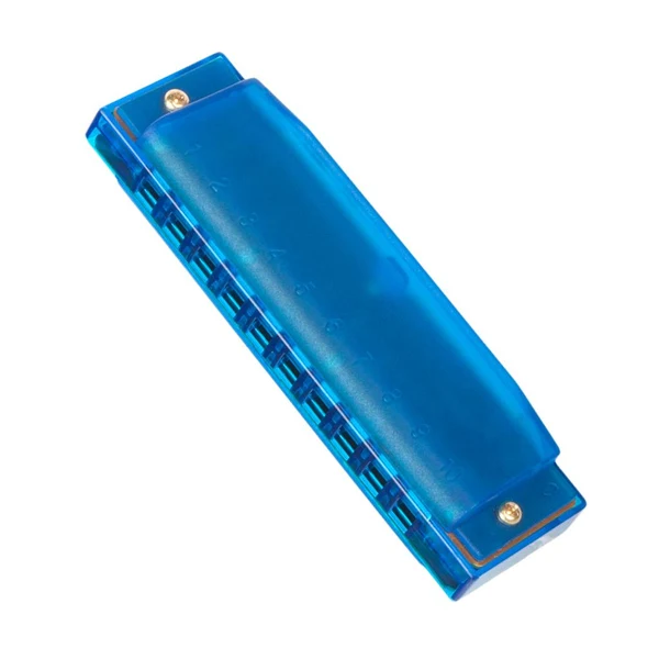 Eco-Friendly Maxbell Kids Harmonica Educational Musical Instrument Toy for Kids Beginners Blue Reliable