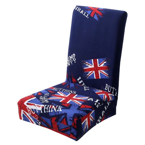 High-End Maxbell Dining Room Chair Cover Seat Protector Banquet Chair Slipcover Flag Eco-Friendly
