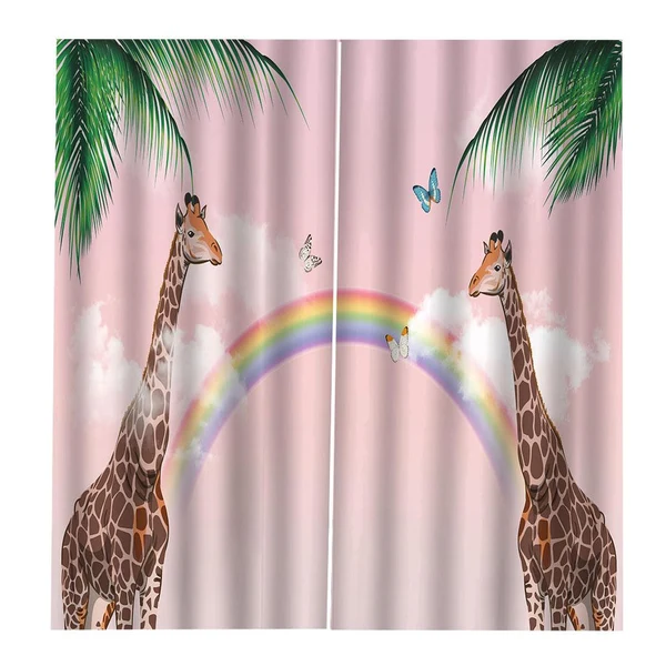 Classic Maxbell 3D Curtains 59x65inch Window Drapes for Bedroom Living Room 2 Panels B Comfortable