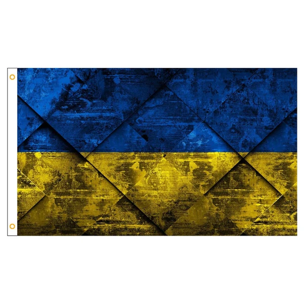 Fashionable Maxbell Ukraine Flag 90x150cm Ukrainian National Flag for Holiday Yard Decoration style 4 Versatile