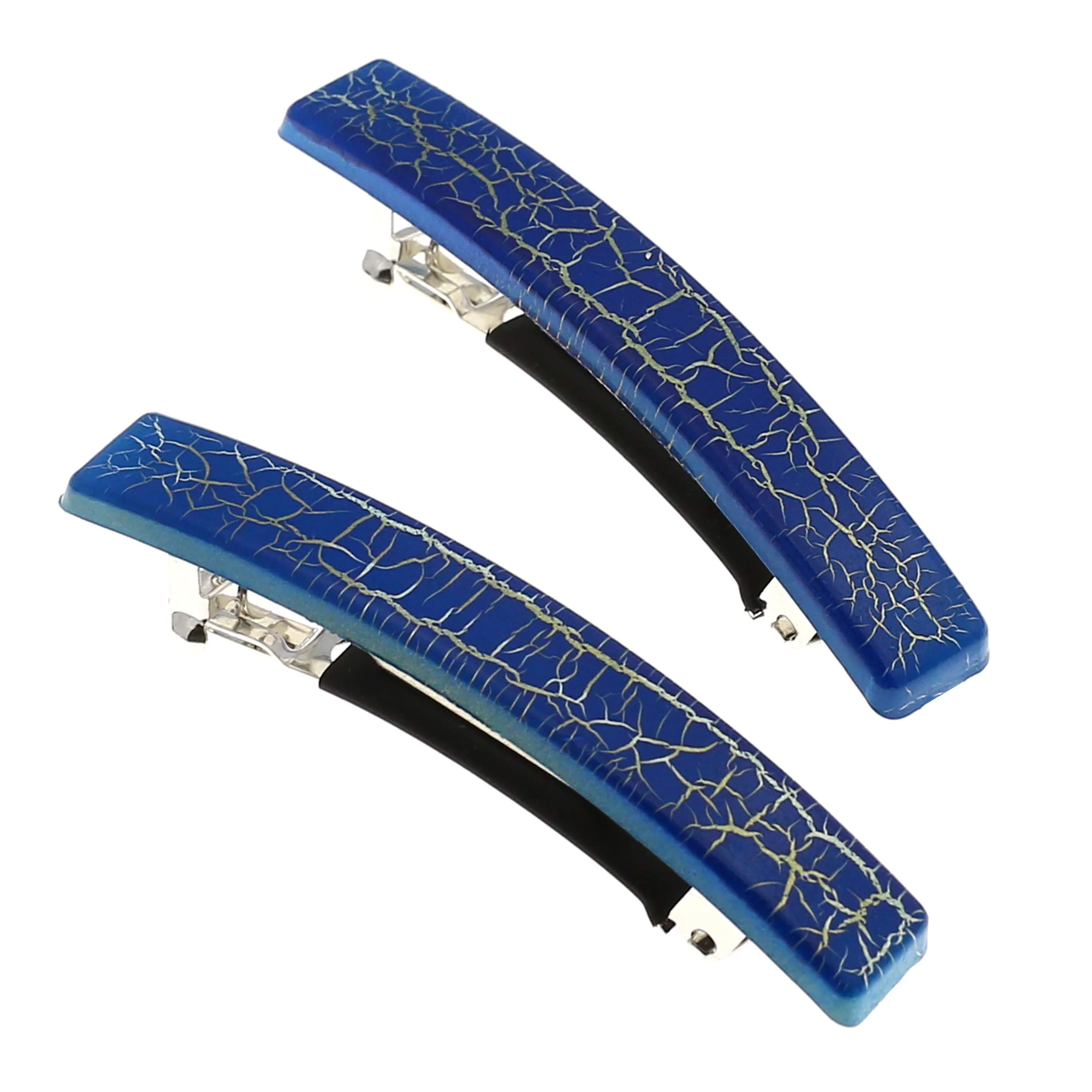 Trusted Camila Paris CP2956 French Hair Barrette Clip for Girls Set of 2 Rubberized Metal Clasp Strong Hold Grip Hair Clips for Women No Slip and Durable Clean