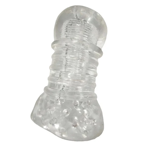 Unique Maxbell Clear Silicone Men Delay Lasting Trainer Exerciser Expander Massager Toy 05 Trendy