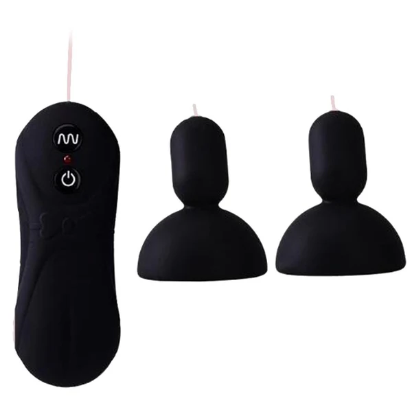 Relaxed Maxbell Silicone Female Nipple Massager Vibrator Breast Stimulation Sucking Pump Black Healthy