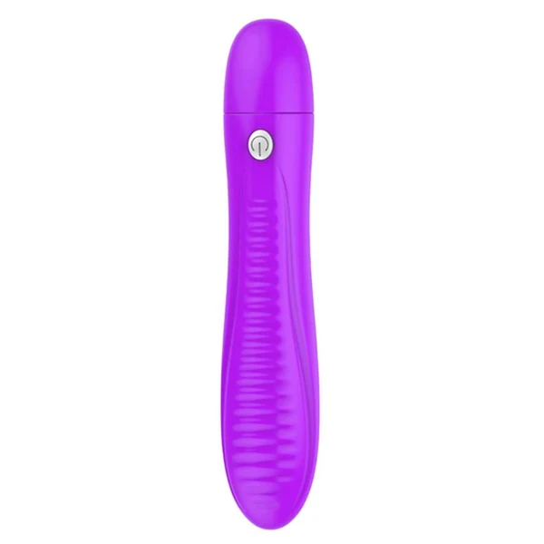Durable Maxbell Female Soft Silicone Vibrating Massager Wand Fatigue Relief Vibrator Purple Expertly Made