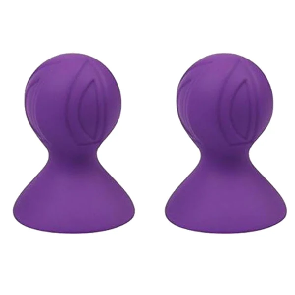 Organic Maxbell 1 Pair Silicone Nipple Sucker Pump Breast Massager Enhancer Pump Purple Specialty