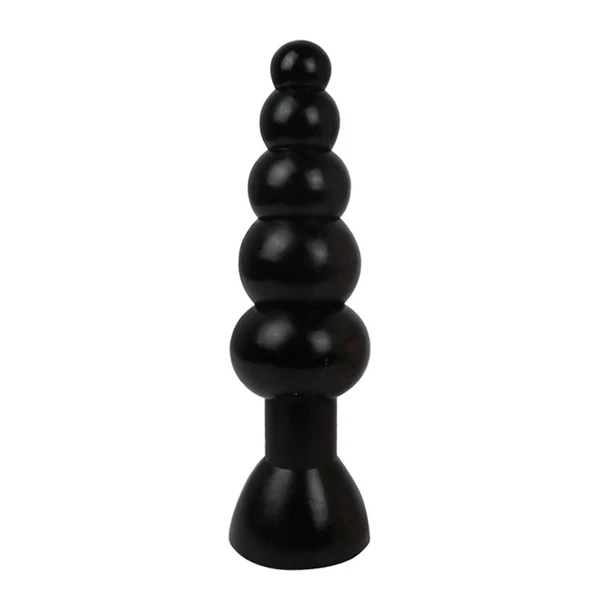 Environmentally Friendly Maxbell Flexible Anal Butt Plug Men Women Anal Play Insert Stopper Sex Toys Black Long-Lasting