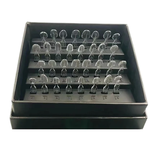 Optimized Maxbell 32Pcs Composite Resin Dental Veneers Mould Dentist Tools Aesthetic Mould Consistent
