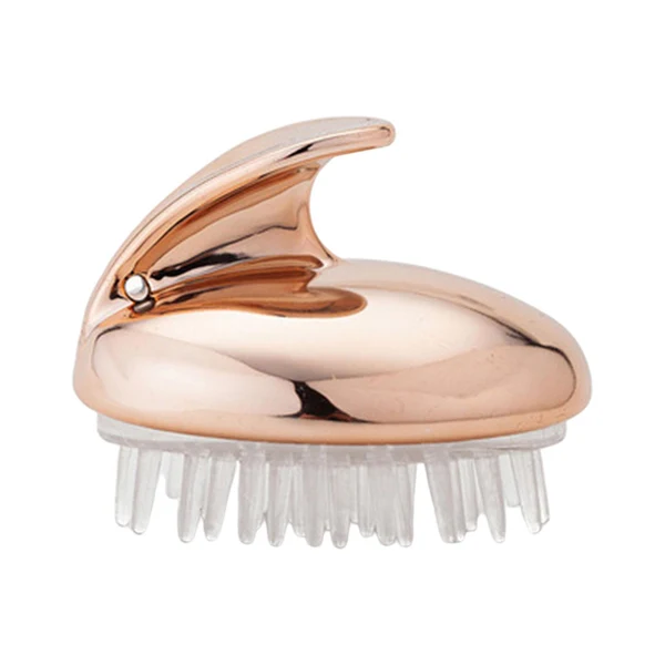 Versatile Maxbell Hair Scalp Massager Shampoo Brush Air Cushion for Itching Relief Rose Gold Traditional