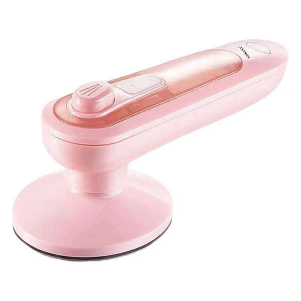 Environmentally Friendly Maxbell Steam Iron Ceramic Soleplate 360 Degree Ironing for Household Traveling Pink Powerful