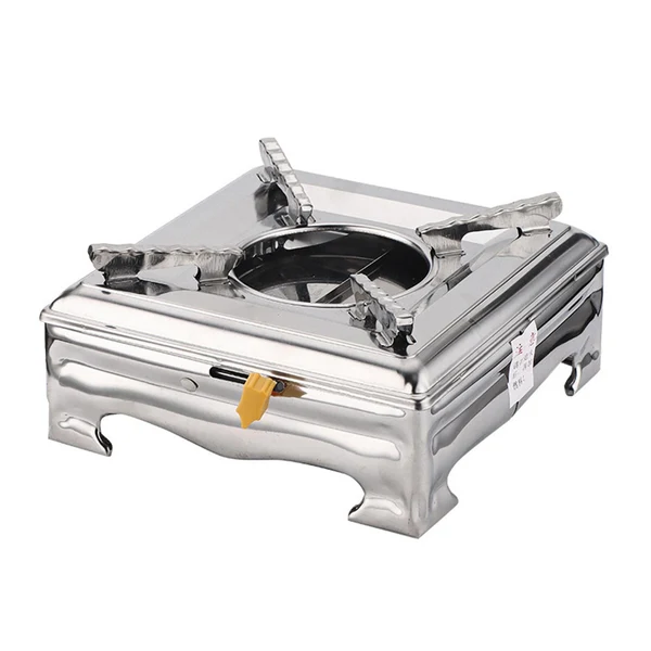 Convenient Maxbell Alcohol Stove with Lid Stainless for Camping Kitchenware Cooking Utensil Innovative