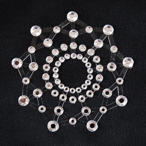 User-Friendly Maxbell Fun Sexy Crystal Rhinestone Nipple Pasties Breast Sticker Sex Products White Prestigious