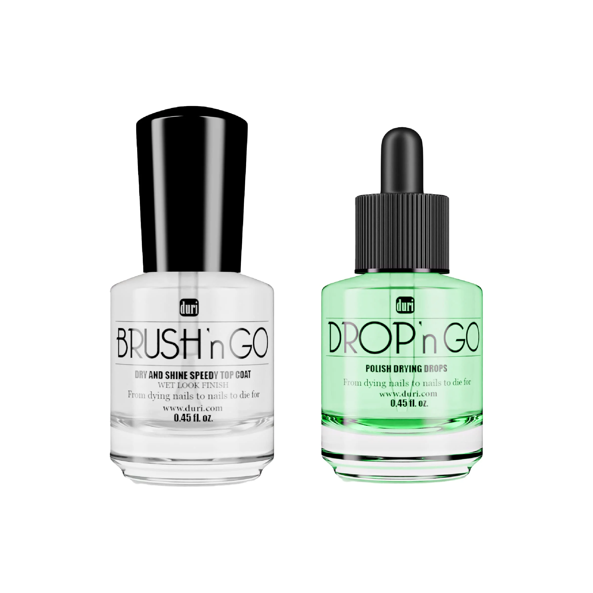 Classic duri Brush'n Go Top Coat and Drop'n Go Drying Drops Innovative