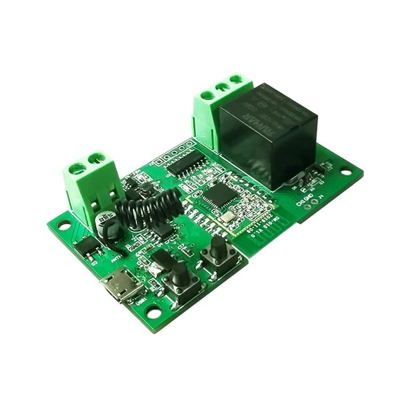 Lightweight Maxbell DIY Smart Home Relay Module Inching Self-Lock WiFi for Garage Door Opener without remote Reliable
