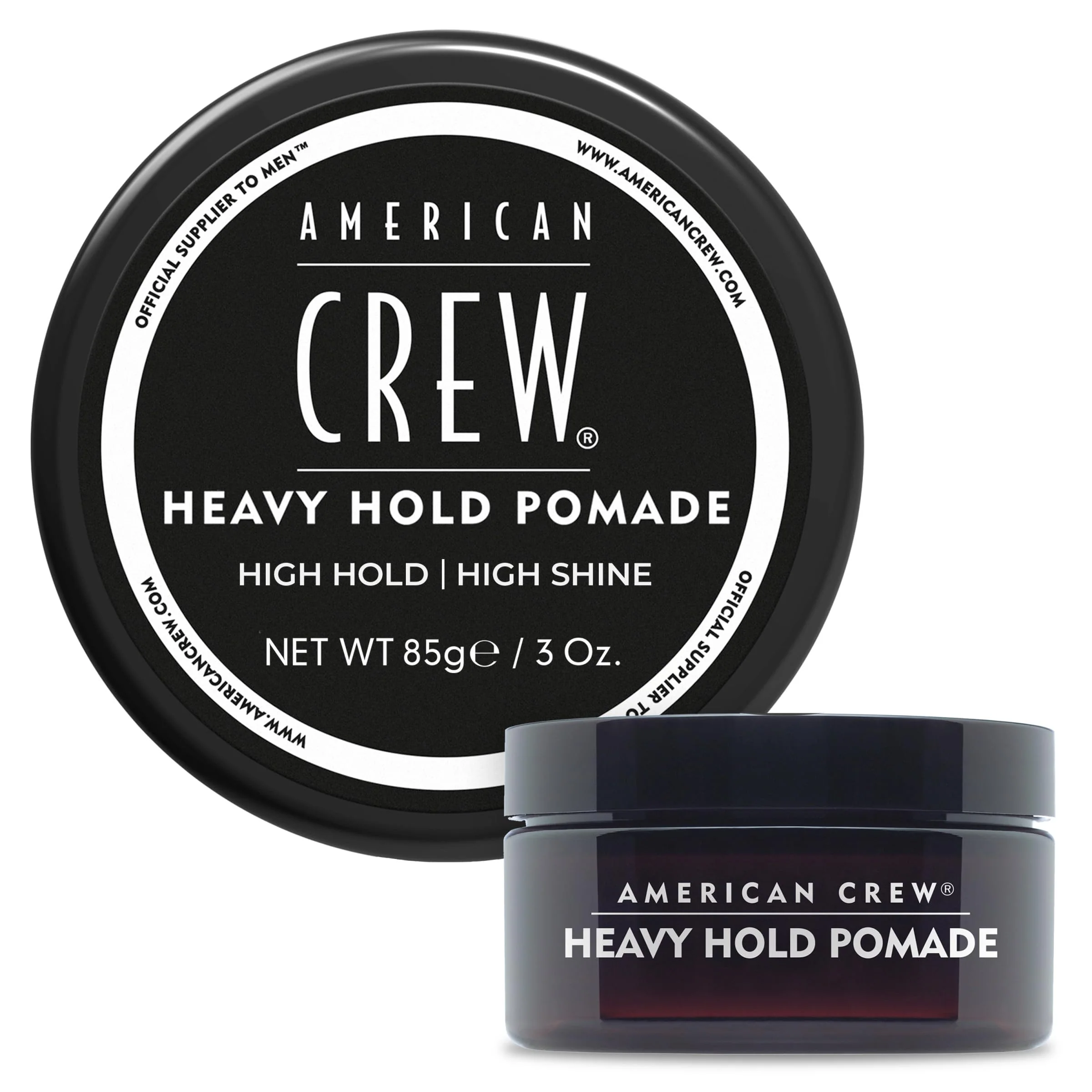 Verified American Crew Men's Hair Pomade Like Styling Gel with Heavy Hold High Shine Stocking Stuffer for Him 3 oz Proven