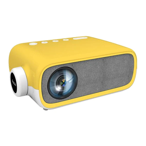 High-Performance Maxbell Mini Projector 1080P 80'' with LED Lamp HDMI AV USB AUX Interfaces US Yellow Easy-to-Use