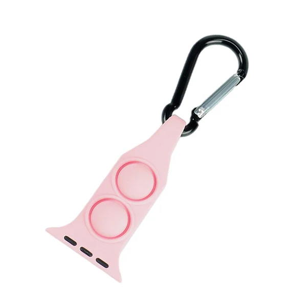 Optimized Maxbell Nurse Carabiner Silicone Band Strap Fits for iWatch Pink 38 or 40mm Responsible
