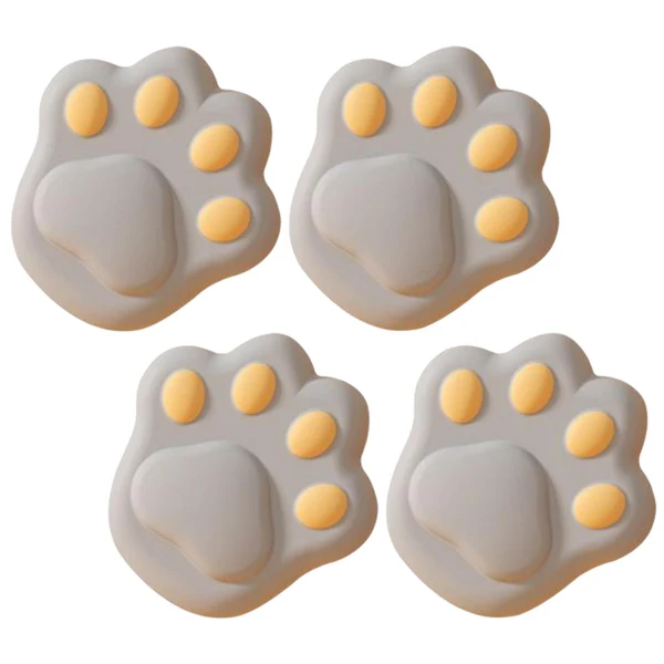 Easy-to-Use Maxbell 4x Cat Paw Table Corner Protector Edge Guard for Furniture Cabinet Cupboard Gray Selected