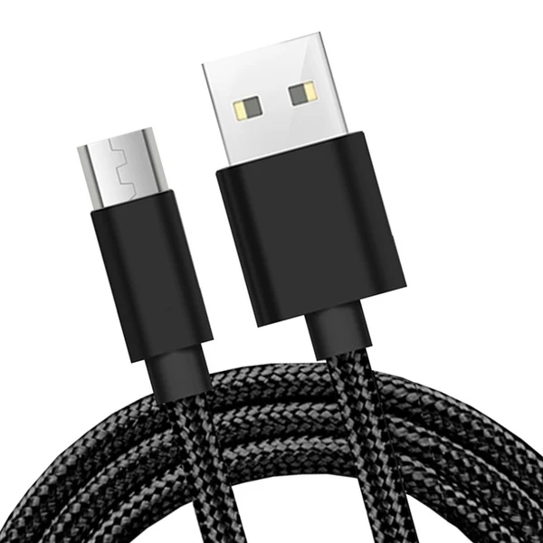 Classic Maxbell Heavy Duty USB Charger Charging Lead Data Cable 2M for Android Black High-Grade