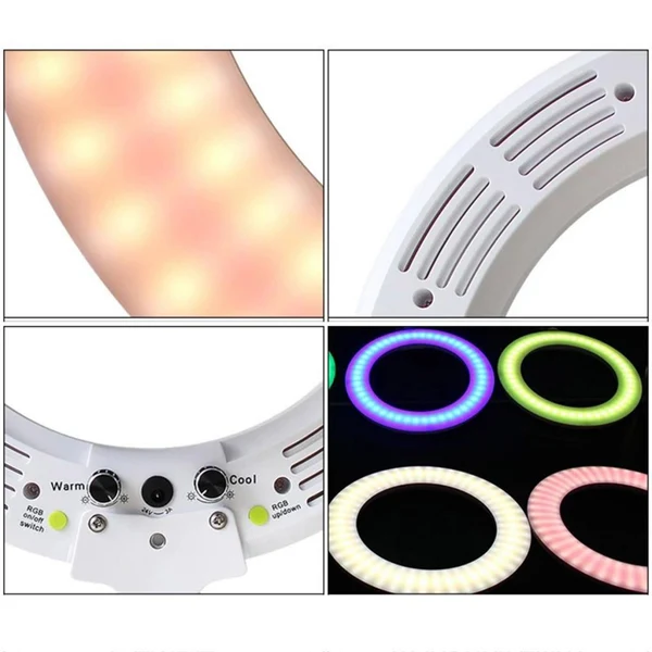 Responsible Maxbell Adjustable 14in LED Ring Light Video Photography Camera Fill Lamp Stand Trusted