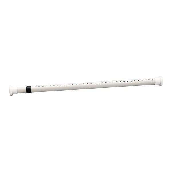 Unique Maxbell Home Shower Curtain Rod Expandable Adjustable Tension New White 210-260cm Fine