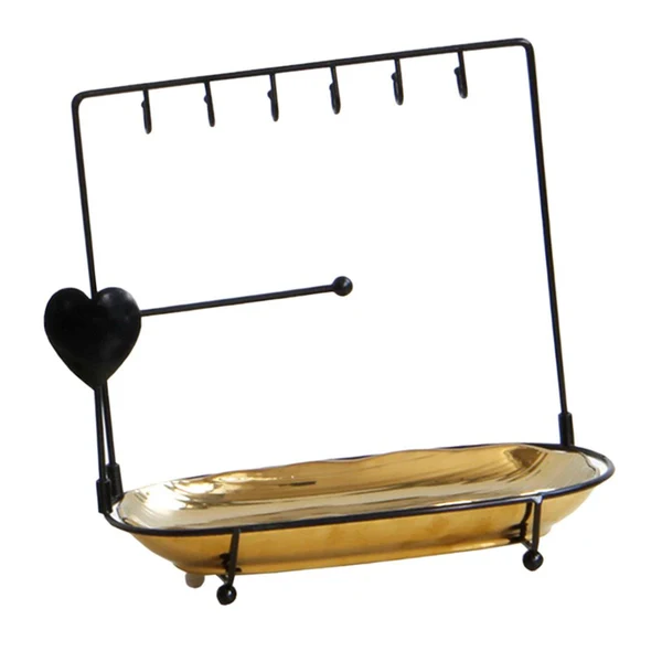 Unique Maxbell Jewelry Organizer Stand Ceramic Jewelry Holder Table Jewelry Display Rack C Professional