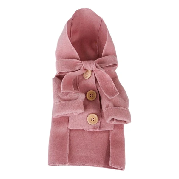 Verified Maxbell Small Dog Winter Warm Clothes Clothing New Year Outfit Apparels Pink-M Effective