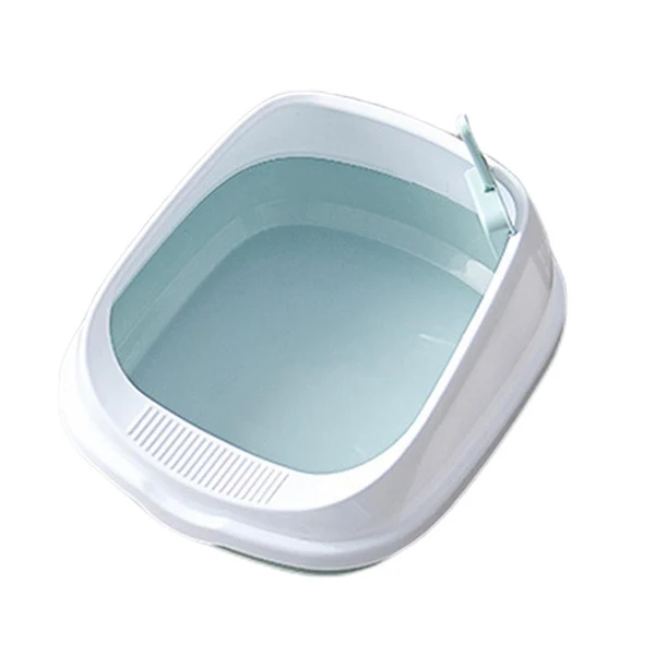 Unique Maxbell 16inch Open top Cat Litter Box Cats Litter Box System with Shovel Blue Superior