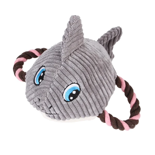 Casual Maxbell Funny Dog Toy Puppy Chew Squeaker Squeaky Stuffed Plush Play Toy Shark World-Class