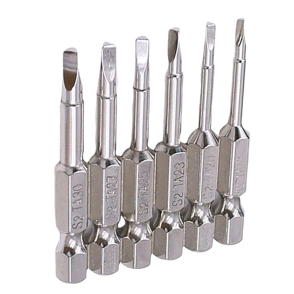 Exceptional Maxbell 6Pieces Magnetic Triangle Head Screwdriver Bits S2 Steel 1 4 Hex Shank 50mm Trusted