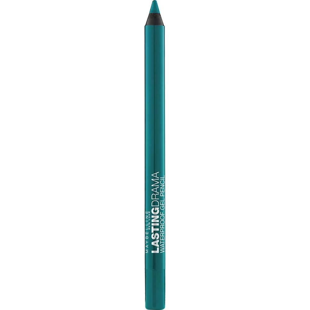 Advanced Maybelline New York Eyestudio Lasting Drama Waterproof Gel Pencil Silken Turquoise 0.038 Ounce 1.1g Casual