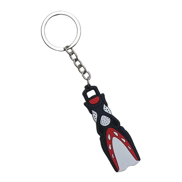 Breathable Maxbell Novelty Mini Dive Fins Flippers Key Chain Holder Key Ring Keychain Red Outstanding