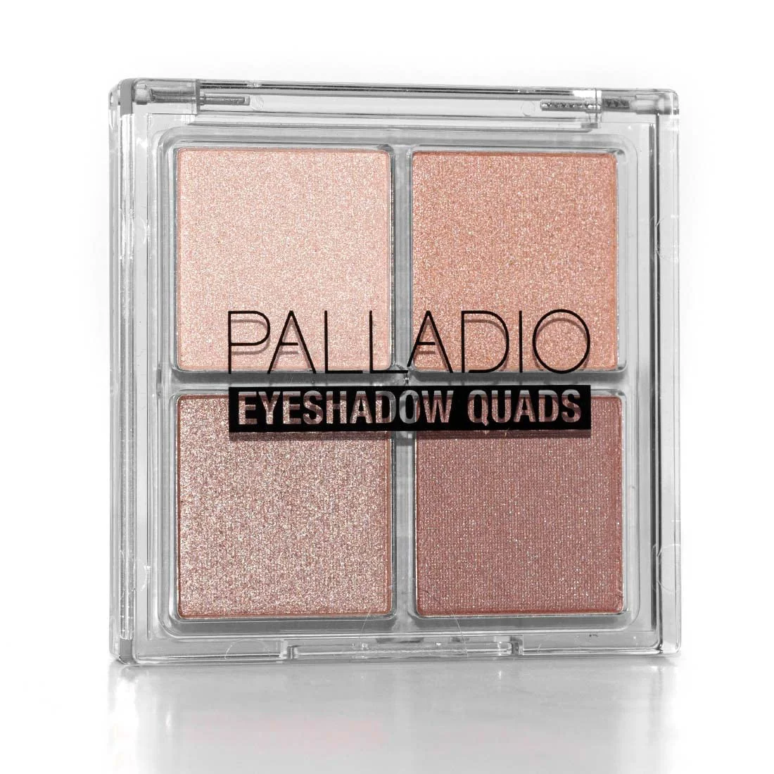 Versatile Palladio Eyeshadow Quads Velvety Pigmented Blendable Matte Metallic and Shimmer Finishes Creamy Formula Four Way Quad Eye Shadow Palette Recyclable