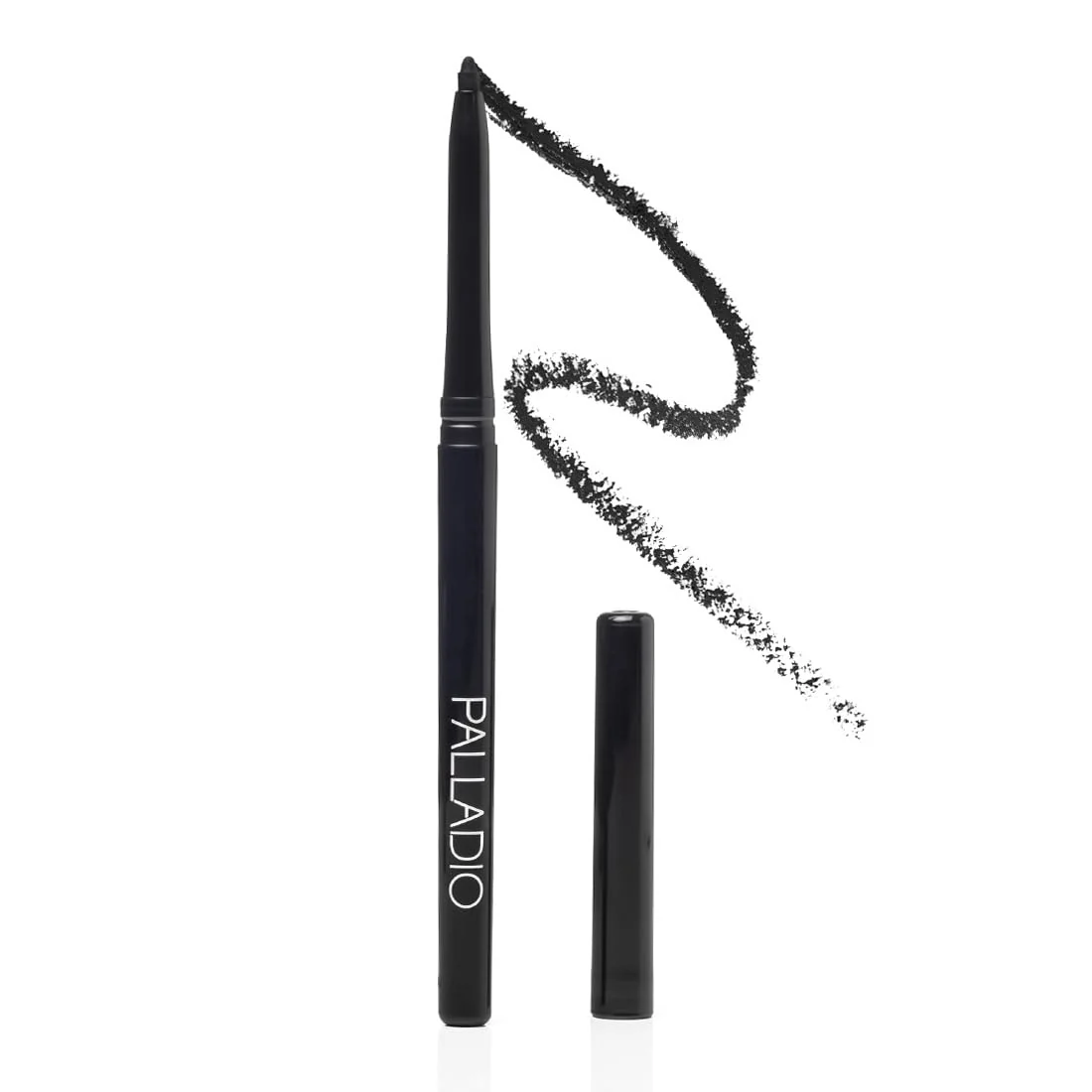 Versatile Palladio Retractable Waterproof Eyeliner Richly Pigmented Color and Creamy Slip Twist Up Pencil Eye Liner Smudge Proof Long Lasting Application High-Quality