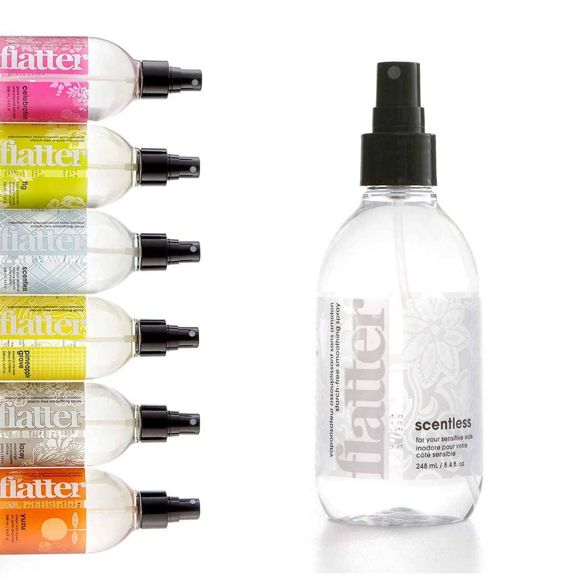 High-Grade Soak Flatter Smoothing Spray Naturally-derived Wrinkle Release Spray Optimized