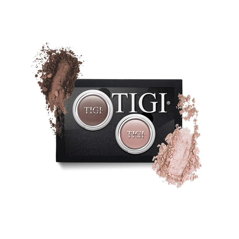Advanced Tigi Cosmetics Single Eyeshadow 2 Piece Assortment Choc natural 3.7 Ounce Soft