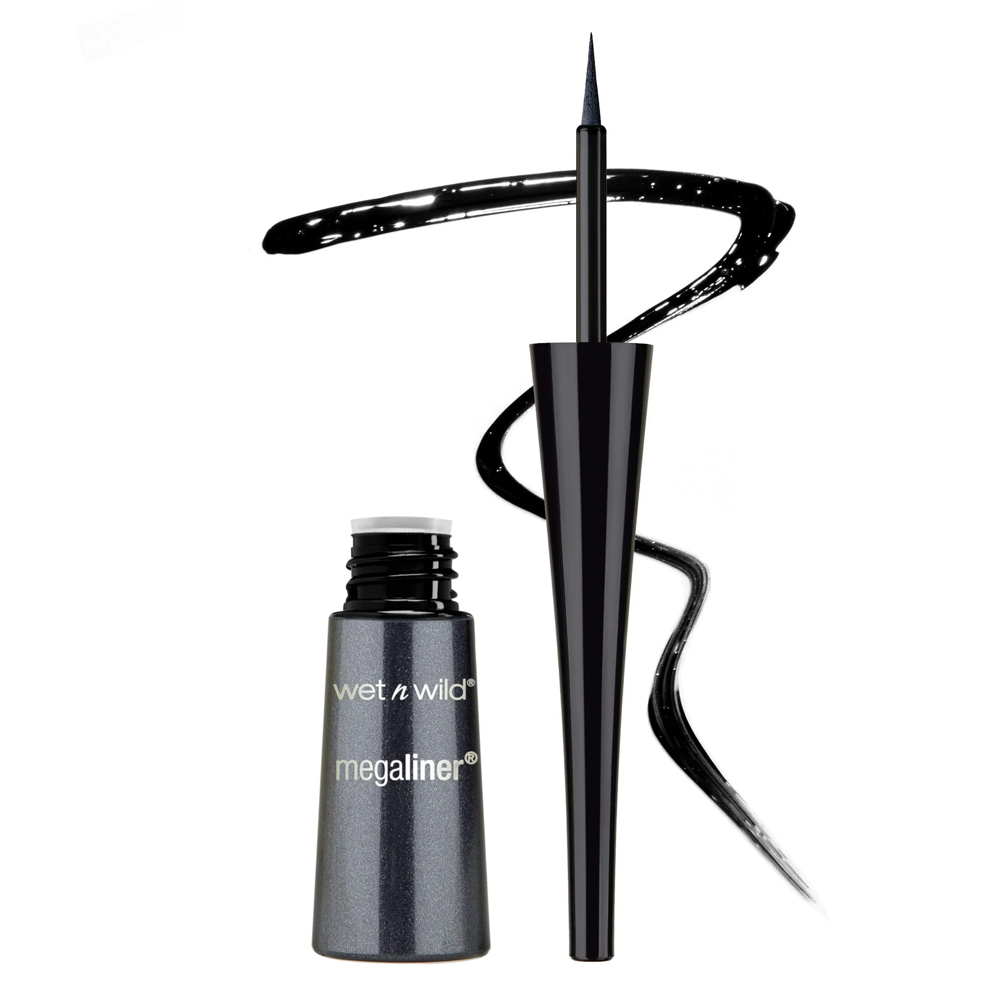 User-Friendly wet n wild MegaLiner Liquid Eyeliner - Black Contemporary