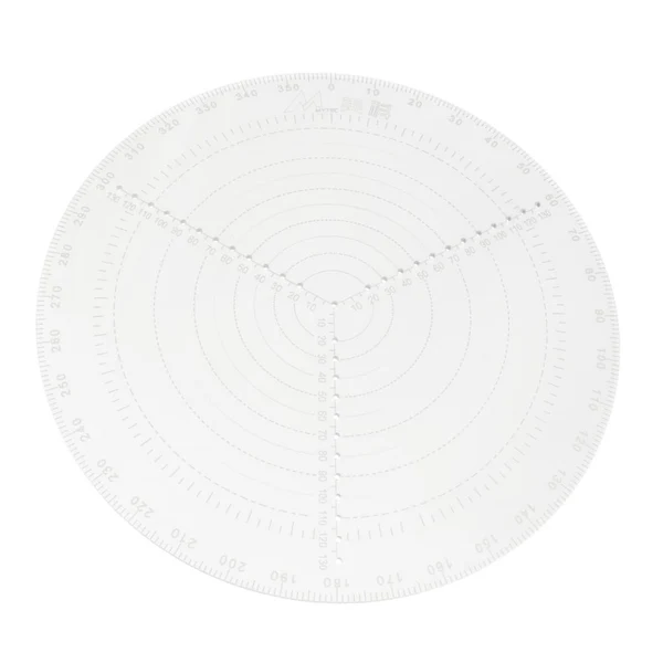 Crafted Maxbell Clear Round Center Finder Compass for Wood Turners Lathe Work 30cm 12inch Modern
