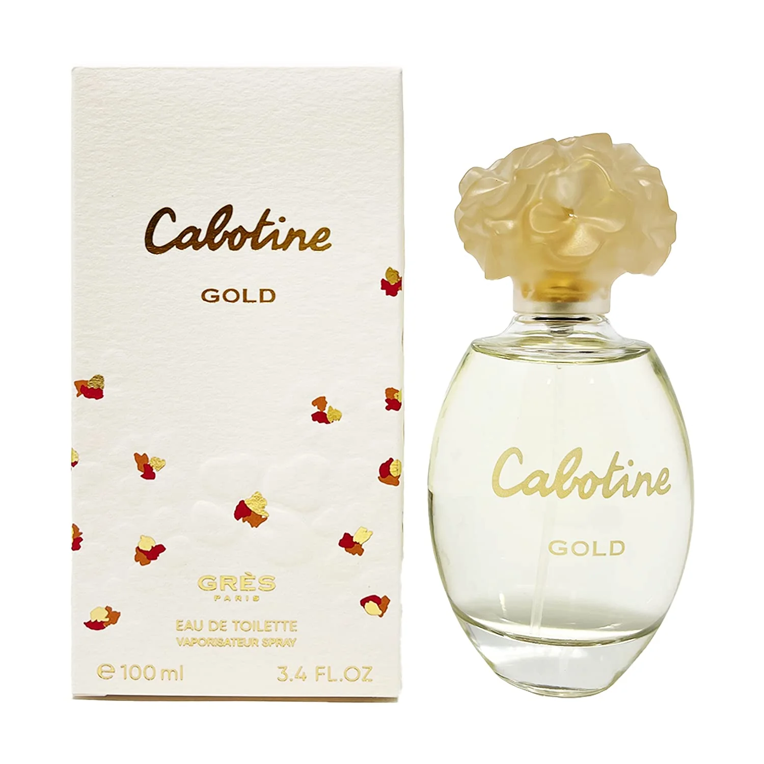 Authentic Cabotine Gold by Parfums Gres Eau De Toilette Spray 3.4 oz Fine
