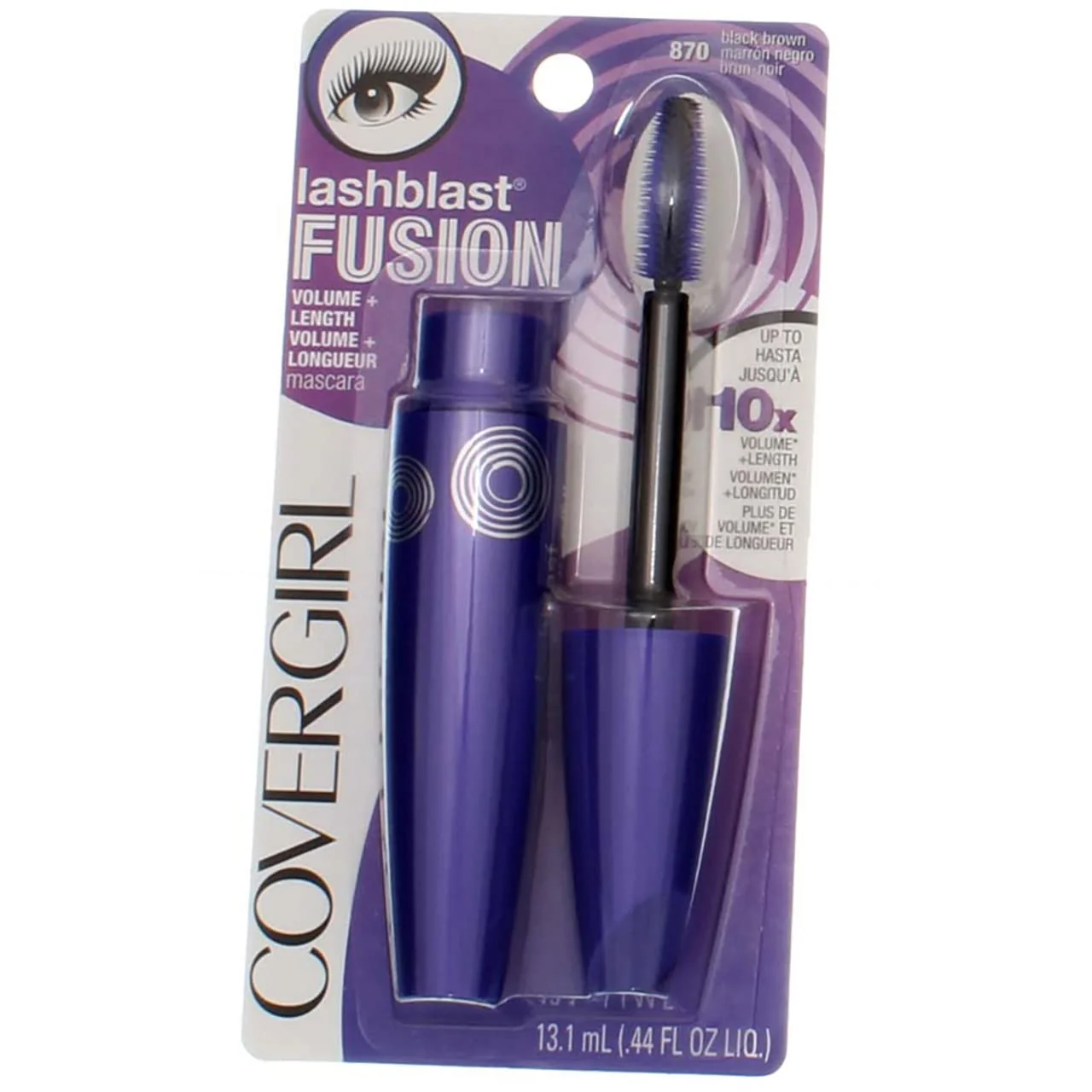 Verified CoverGirl Lashblast Fusion Mascara - Black Brown 870 - 2 pk Contemporary