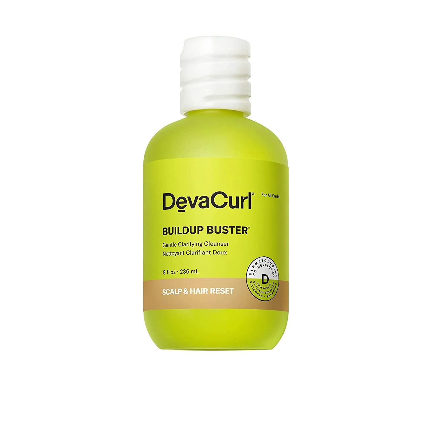 Advanced DevaCurl Buildup Buster Gentle Clarifying Cleanser Green Oasis 8 fl. oz. Durable