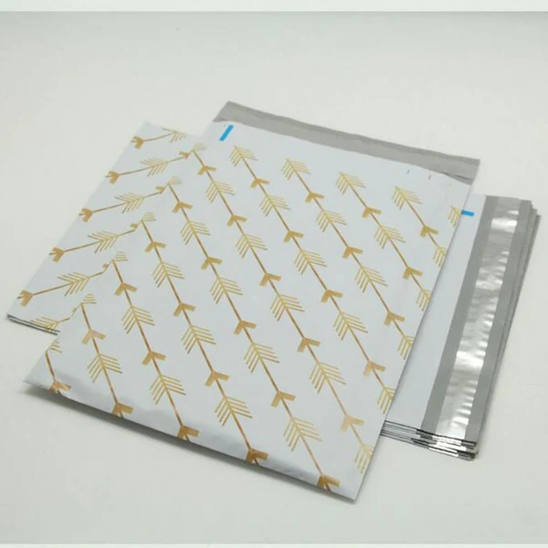 Sophisticated Max Maxb Pack of 100 pieces Plastic Bags with Postage Bags for Shipping 6 Verified