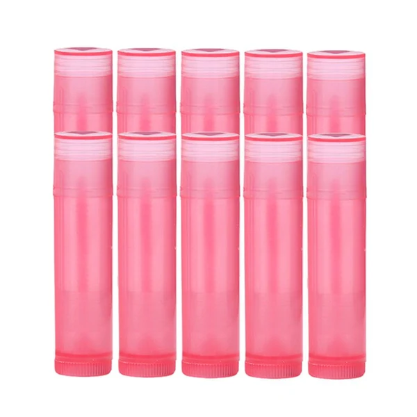Verified Max Maxb 10x 5G Empty Lipstick Tubes Refillable Lip Gloss Balm Bottles Vials Rose Red Exclusive